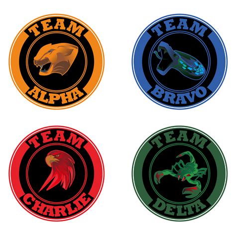 Team Alpha and Team Bravo .